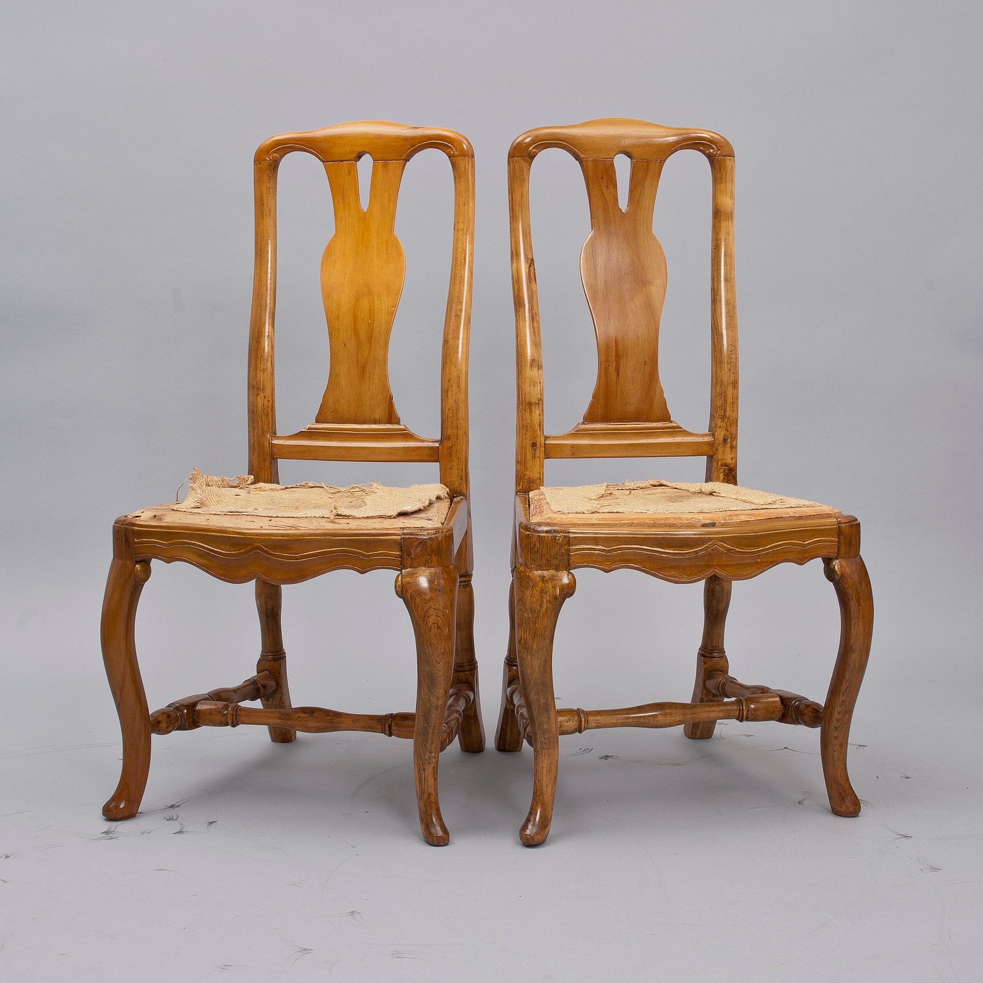 STOLAR, ett par, 1700-talet.