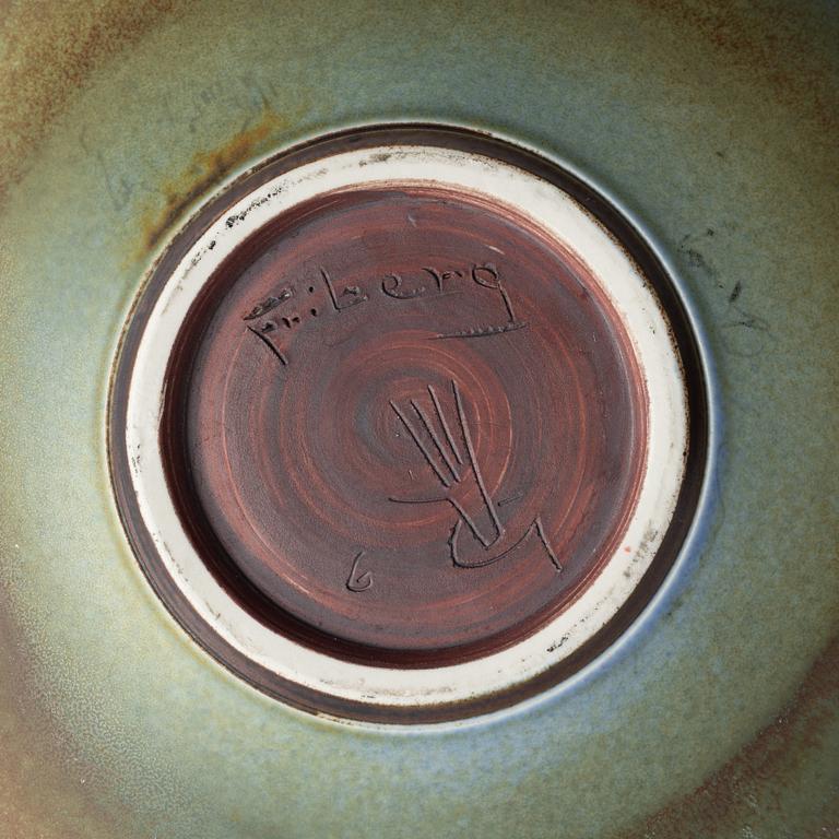 Berndt Friberg, a stoneware bowl, Gustavsbergs studio, Sweden, 1965.