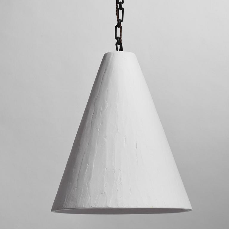 Rose Uniacke, taklampa, "Plaster Cone Hanging Light", Rose Uniacke, Storbritannien.