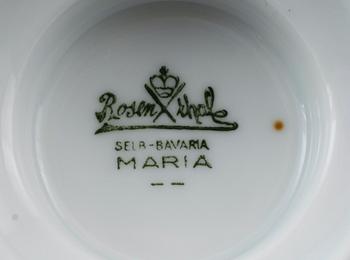 SERVISPORSLIN, 14  delar, "Maria", Rosenthal, 1900-talets andra hälft.