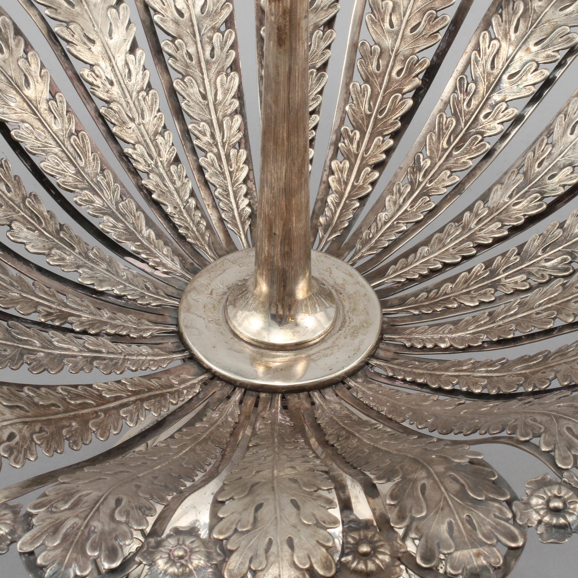 KORG, silver, Carl Tengstedt, Göteborg, 1835, vikt 537 g.