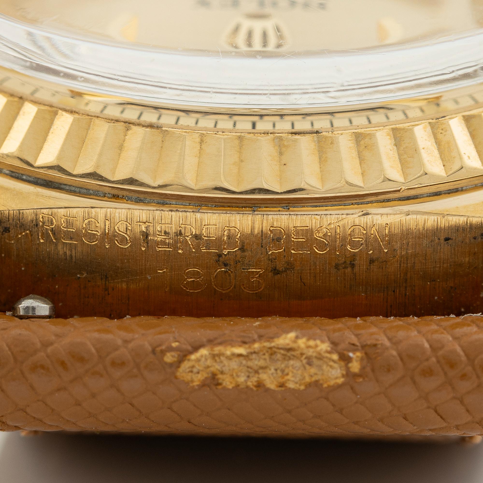 Rolex, Day-Date, "Pie-Pan", wristwatch, 36 mm.