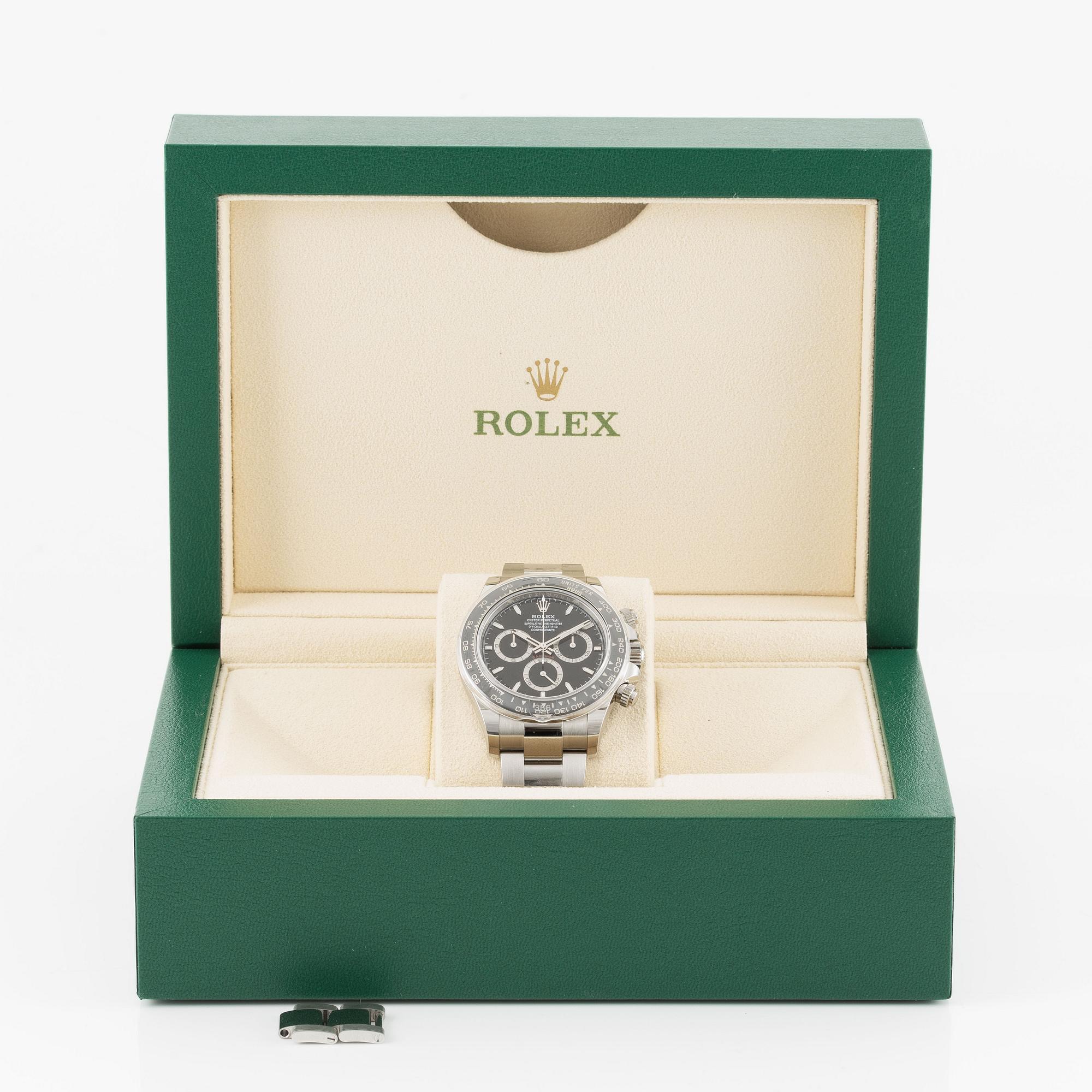 Rolex, Cosmograph, Daytona, kronograf, wristwatch, 40 mm.