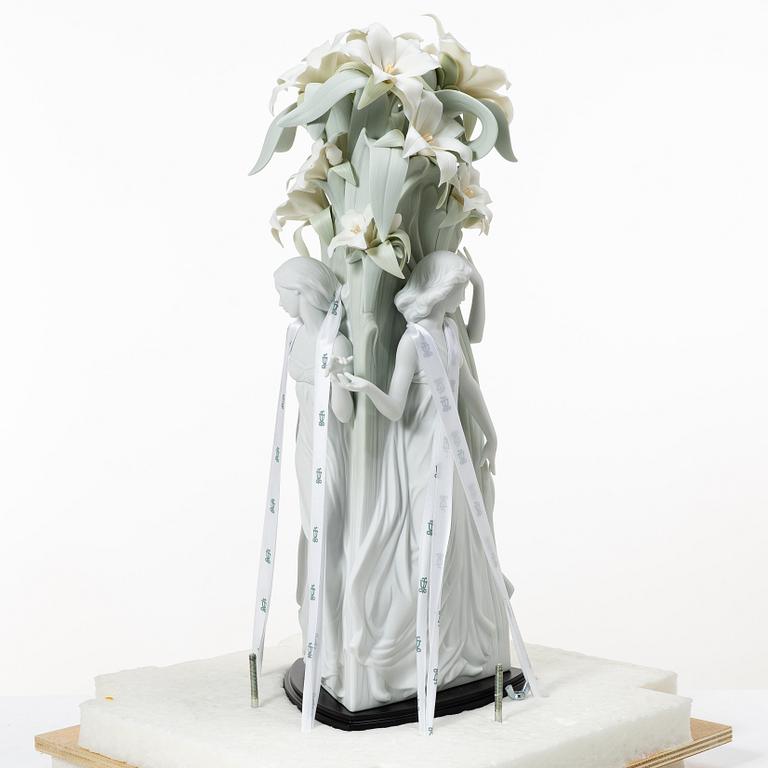 Marco Antonio Noguerón, figurin, "Joyful Nymphs", Lladró, Spanien.