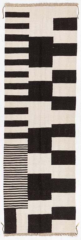 Gallerimatta, Kelim, ca 294 x 92 cm.