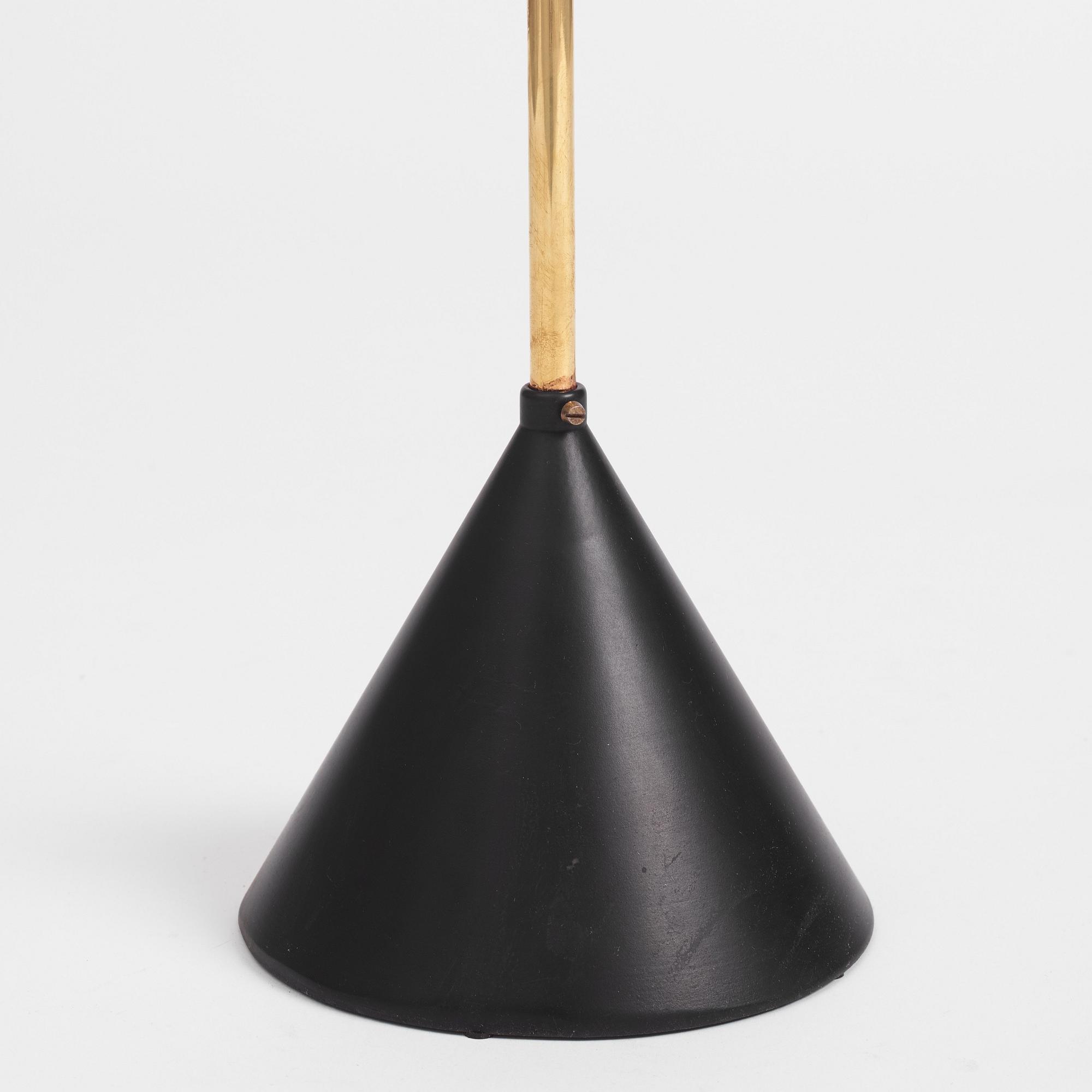 Tapio Wirkkala, floor lamp, model K 10-11, Idman, Finland mid-20th century.