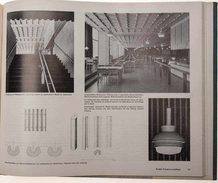 BOK, ALVAR AALTO, Girsberger Zürich 1963.