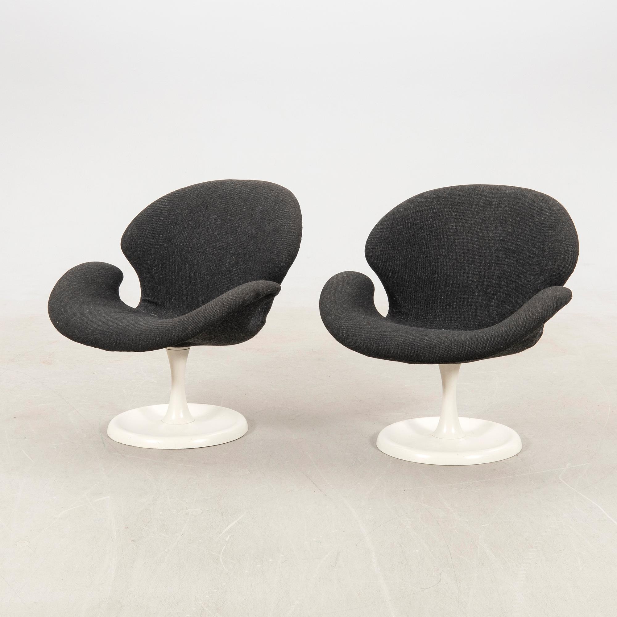 Aage Egeriis, armchairs, a pair, "Orchidee", model 263, Denmark, second half of the 20th century.