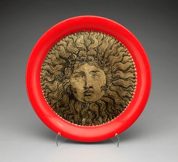 BRICKA, plåt, "Re Sole", Piero Fornasetti, Italien, 2000-tal.