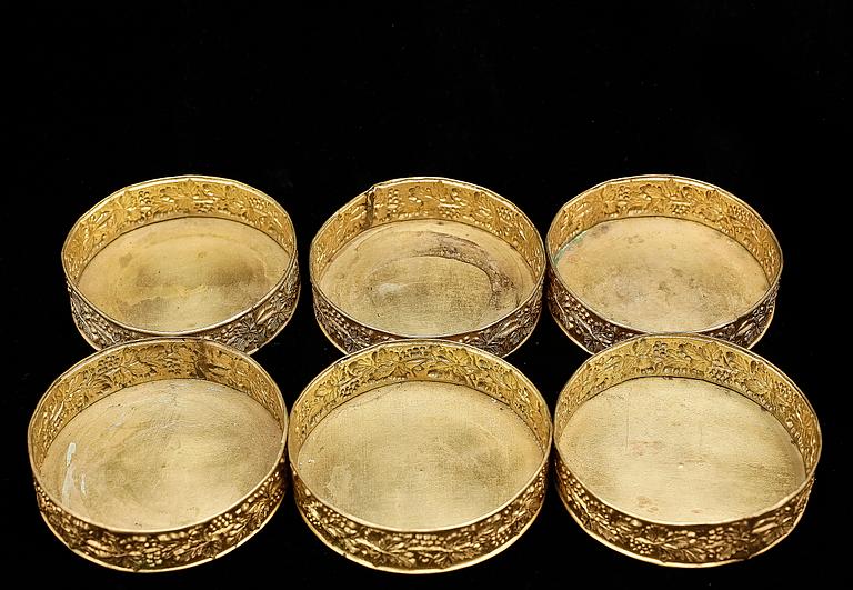COASTERS, 6 st, senempire, 1800-talets mitt.