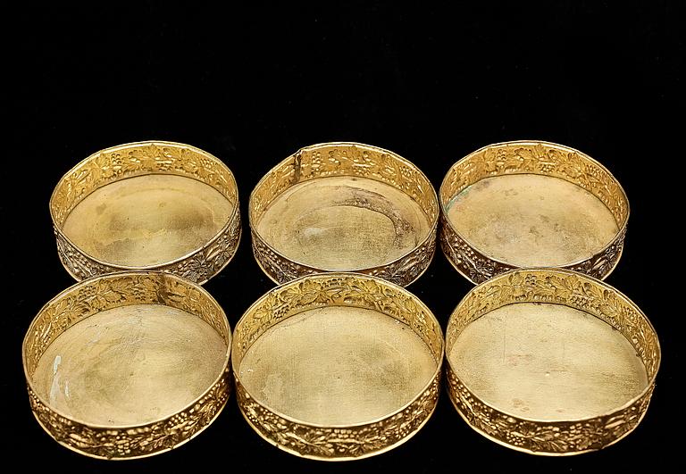 COASTERS, 6 st, senempire, 1800-talets mitt.