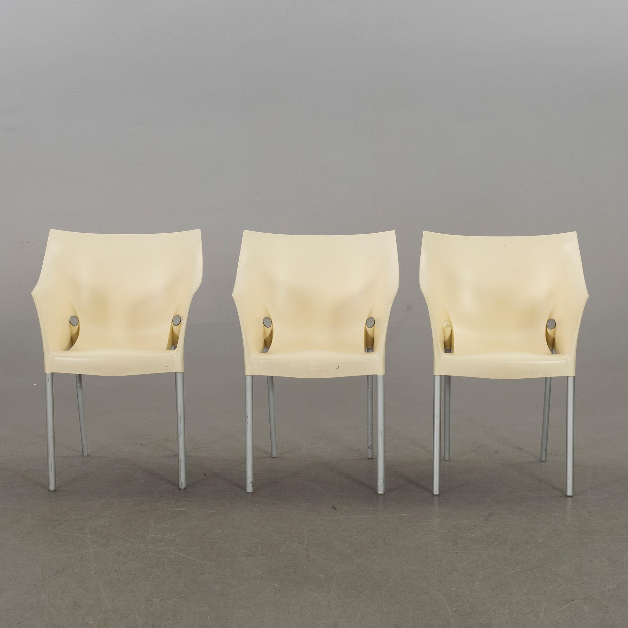 PHILIPPE STARCK, stolar 6 st "Dr No" för Kartell 1900-talets senare del.