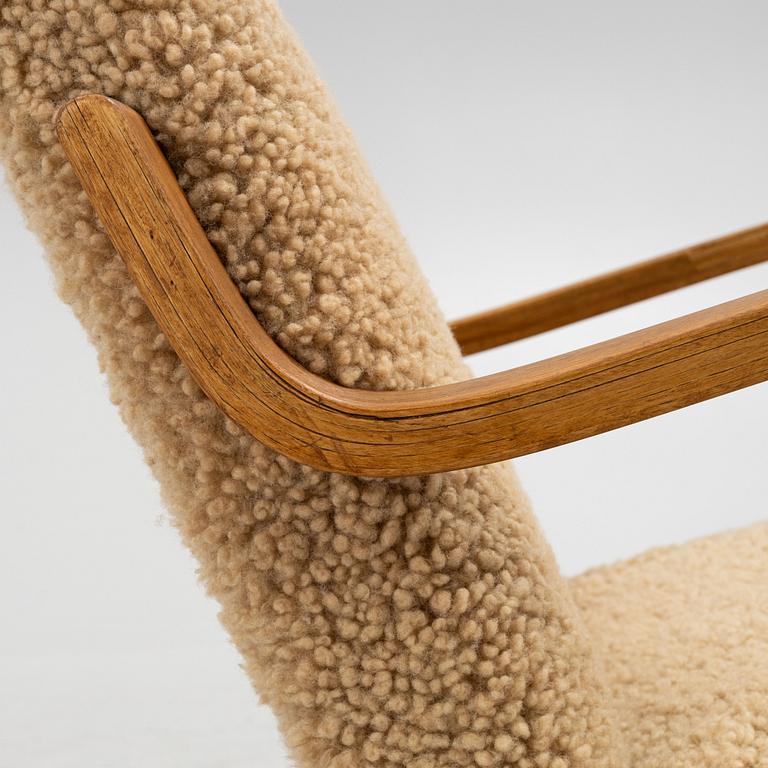 Alvar Aalto, lounge chair, model 34/402, Oy Huonekalu-ja Rakennustyötehdas, 1930s.