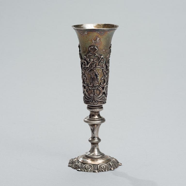 CHAMPAGNESTRUT, silver, Moskva 1844, okänd guldsmed, vikt 80 g.