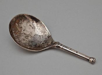 SUPSKED, silver, möjligen 1700-tal. Tot vikt ca 36g.
