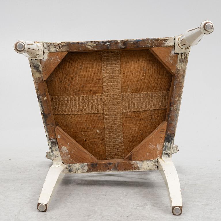 Stolar, ett par, gustavianska, 1700-talets slut.