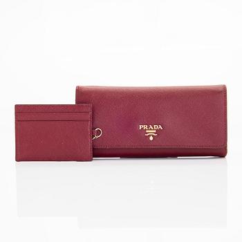 Prada, wallet.