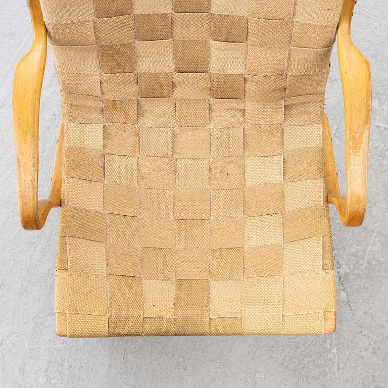 Bruno Mathsson, a pair of 'Eva' armchairs, Firma Karl Mathsson, Värnamo, 1959-62.