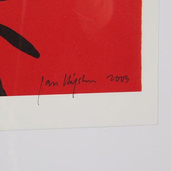 JAN HÅFSTRÖM, färglitografi, signerad samt numrerad 446/2000. 2003.