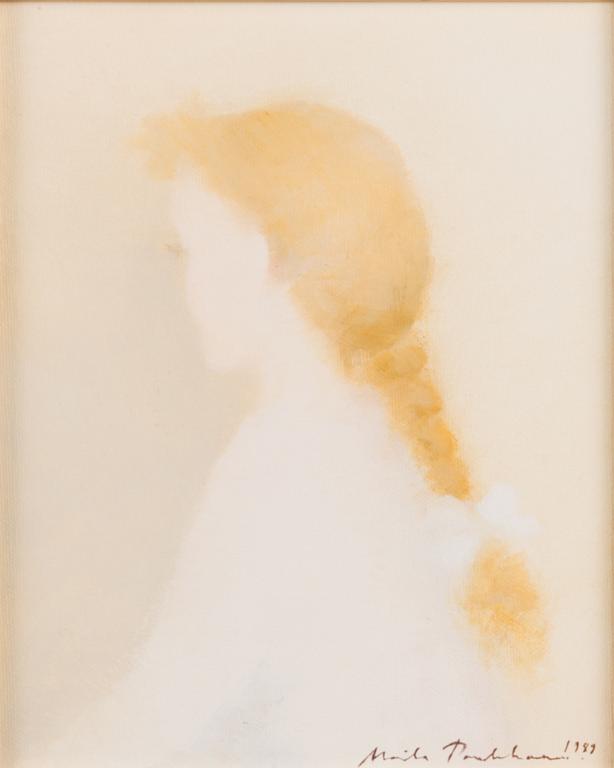 MAILA PONKKONEN, oil on canvas, signed and dated 1989.