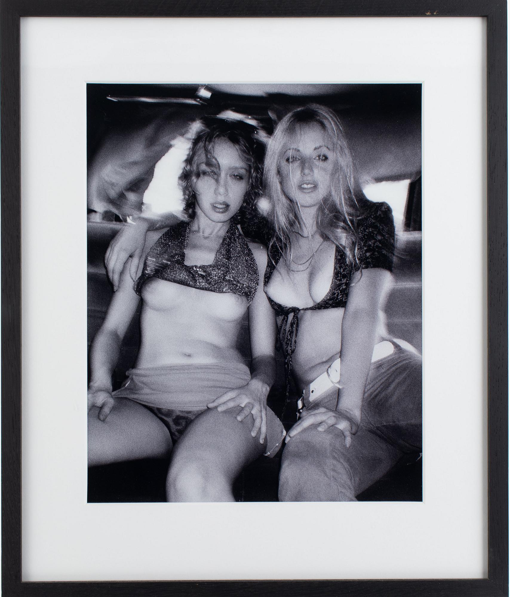 Richard Kern, "Kim and Joyce in a van, 1999".