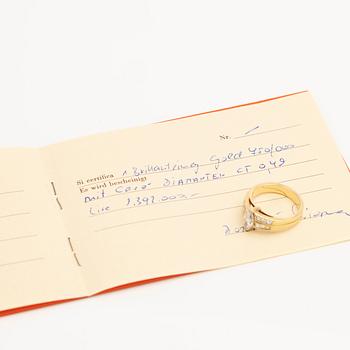 Willy Wiemann, Ring in 18K gold and diamonds, Merano, Italy.
