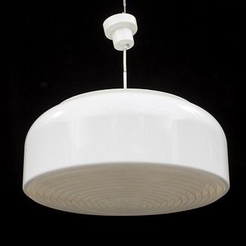 ANDERS PEHRSON, taklampor, 2 stycken, "Knubbling", Ateljé Lyktan, Åhus. 1900-talets andra hälft. Höjd 52-55 cm.