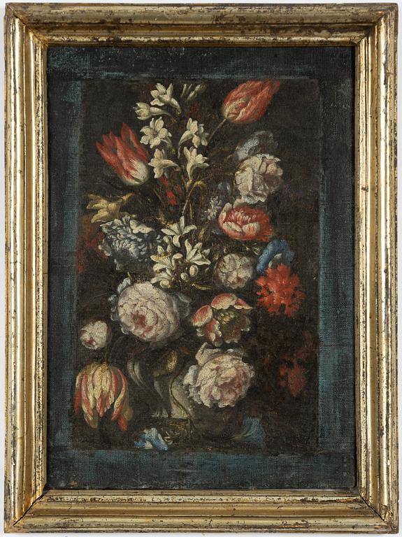 Italian school, 16th/17th century, Flower still life.