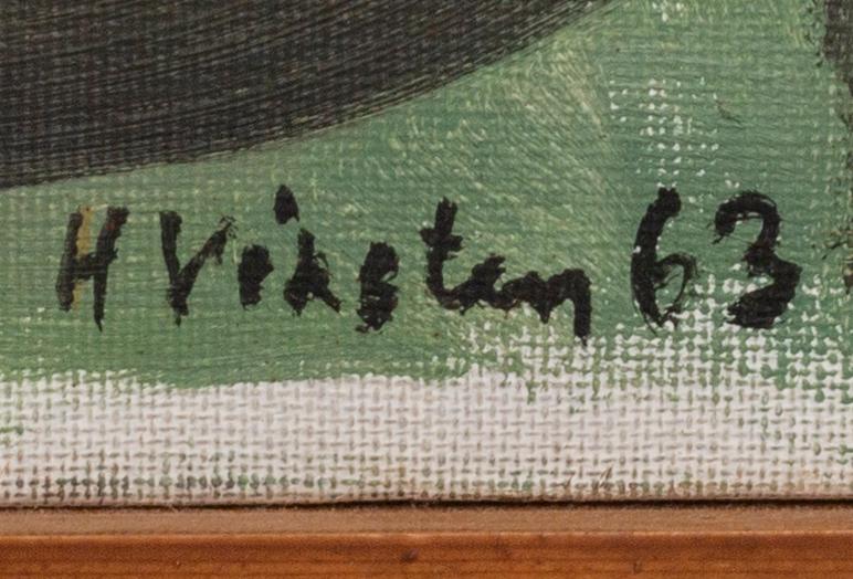 HANS VIKSTEN, oil on canvas signed and dated 63.