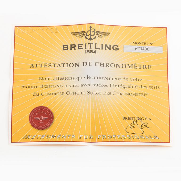Breitling, Callistino, "mother-of-pearl dial", wristwatch, 29 mm.