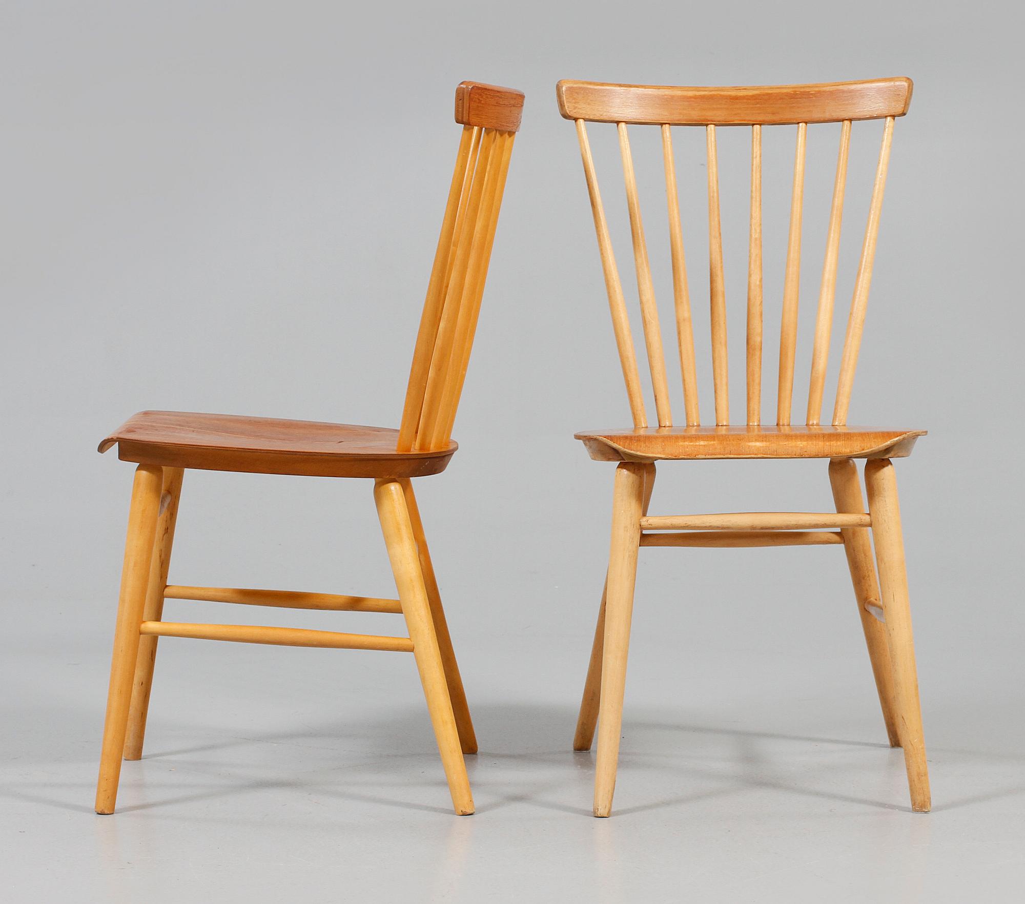 PINNSTOLAR, 8 st, 1950-/60-tal.