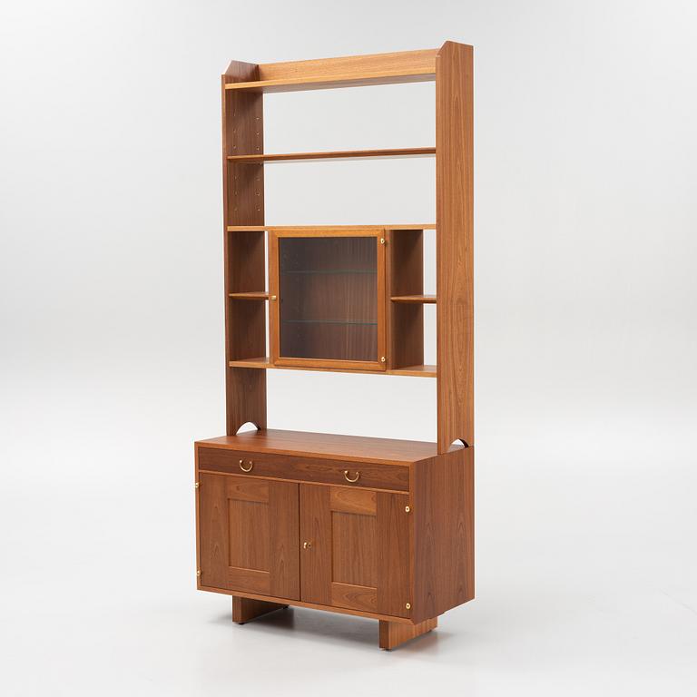 Josef Frank, a mahogany book case with vitrine and cabinet, Firma Svenskt Tenn.