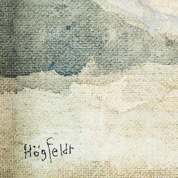 ROBERT HÖGFELDT, olja på duk, signerad.