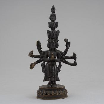 GUDOM, brons, Avalokiteshvara, Tibet, 1800-tal.