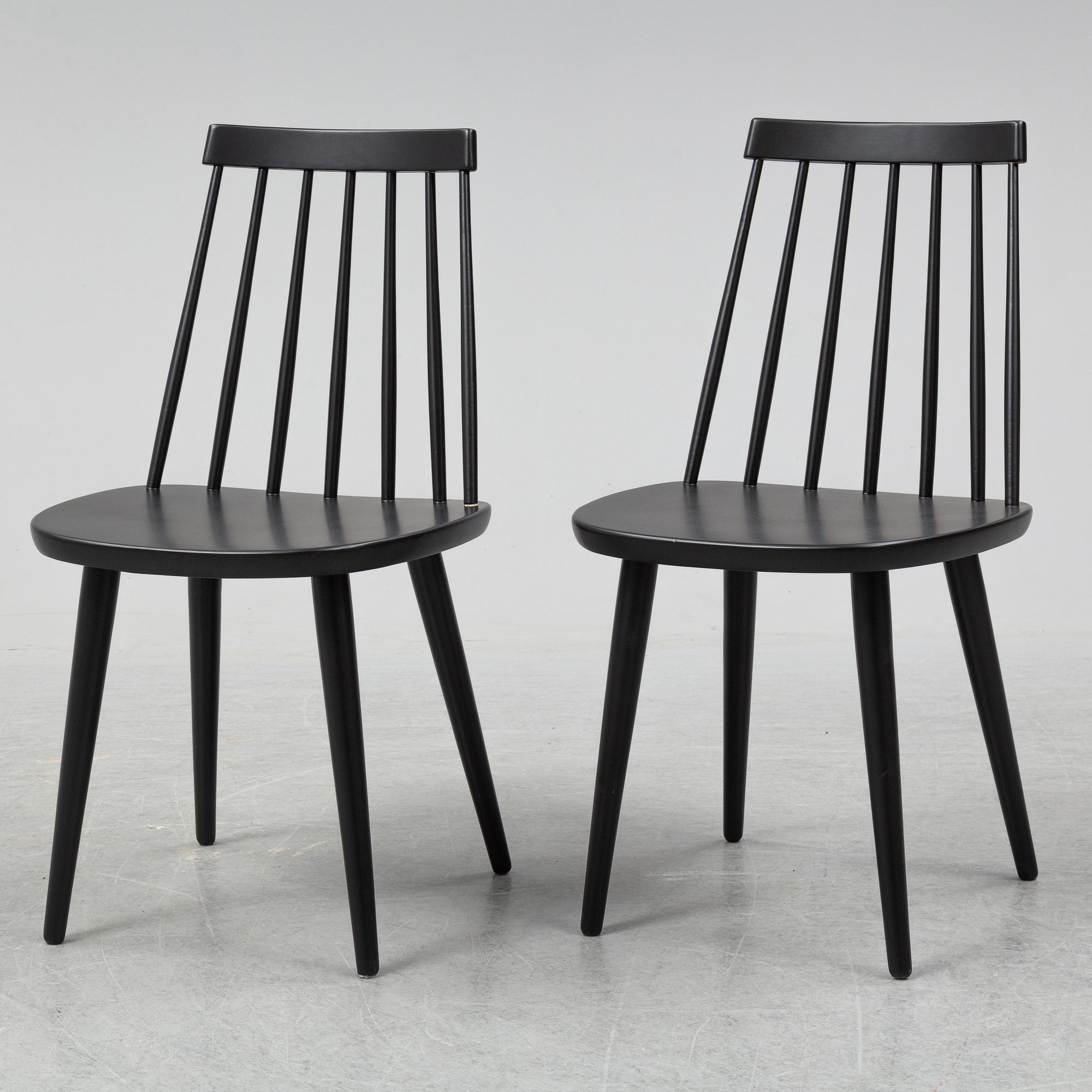YNGVE EKSTRÖM, pinnstolar, 8 st, "Pinnockio", formgiven 1956.