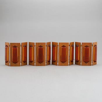 Four 1960/70's wall lights.