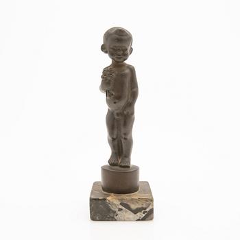 Jonas Fröding, Skulptur, Gosse med blomma.