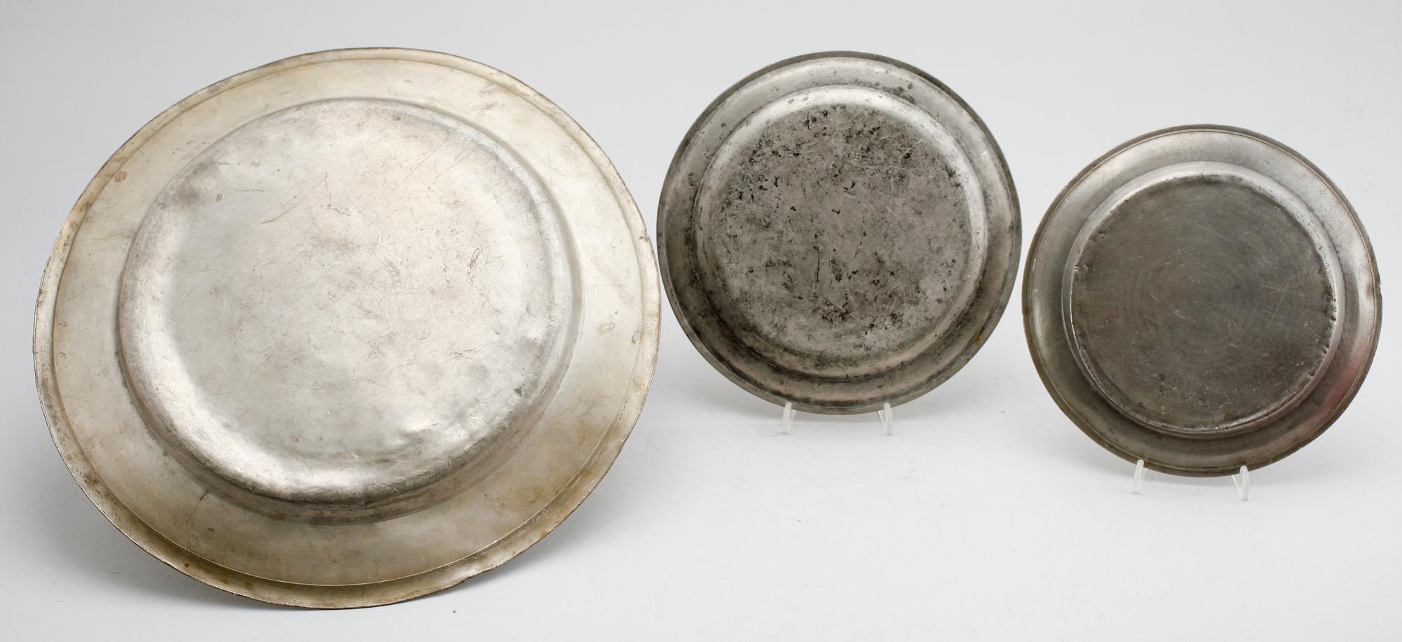 TENNFAT, 3 st, 1800-tal.