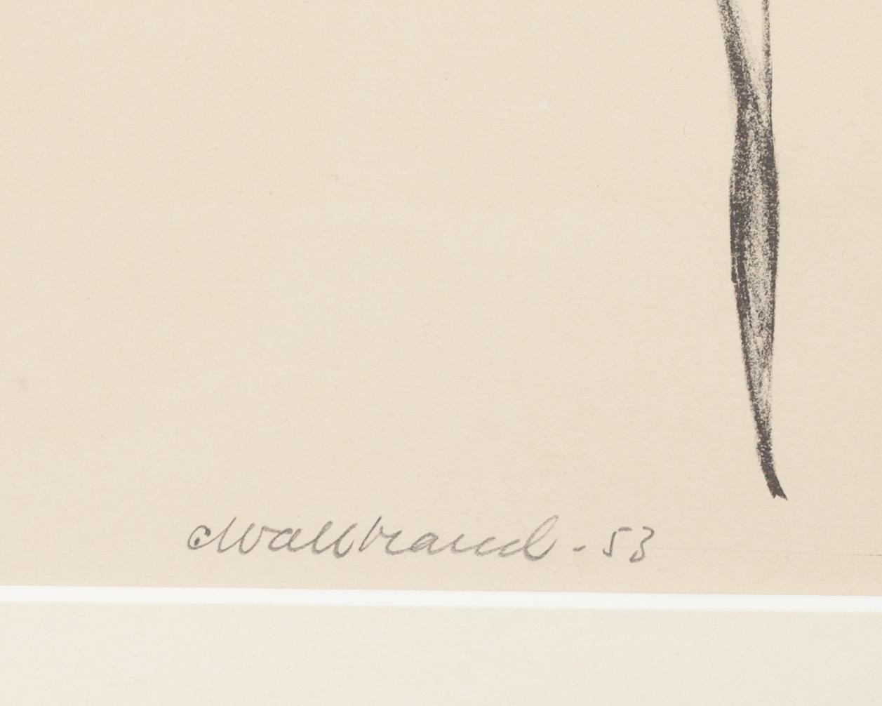 CLAES LENNART WALLBRAND , litografi, signerad och  numrerad 81/100.
