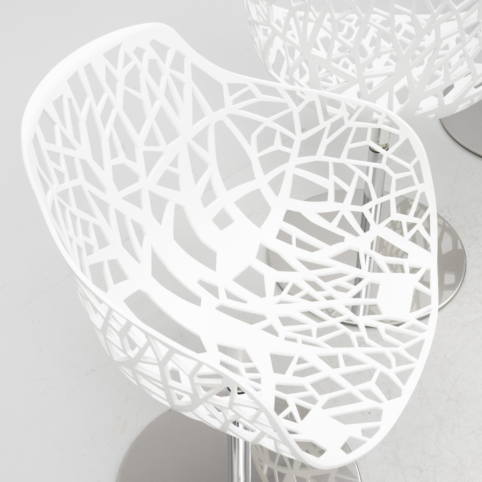 Karmstolar, 4 st, "Forest", Fast Design, Italien, 2000-tal.