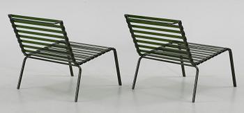 LOUNGESTOLAR, ett par, "Striped sedia", Ronan and Erwan Bouroullec, Magis, 2005.