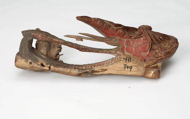 DEKORELEMENT, enligt uppgift från palats i Jakarta, 1800-tal.