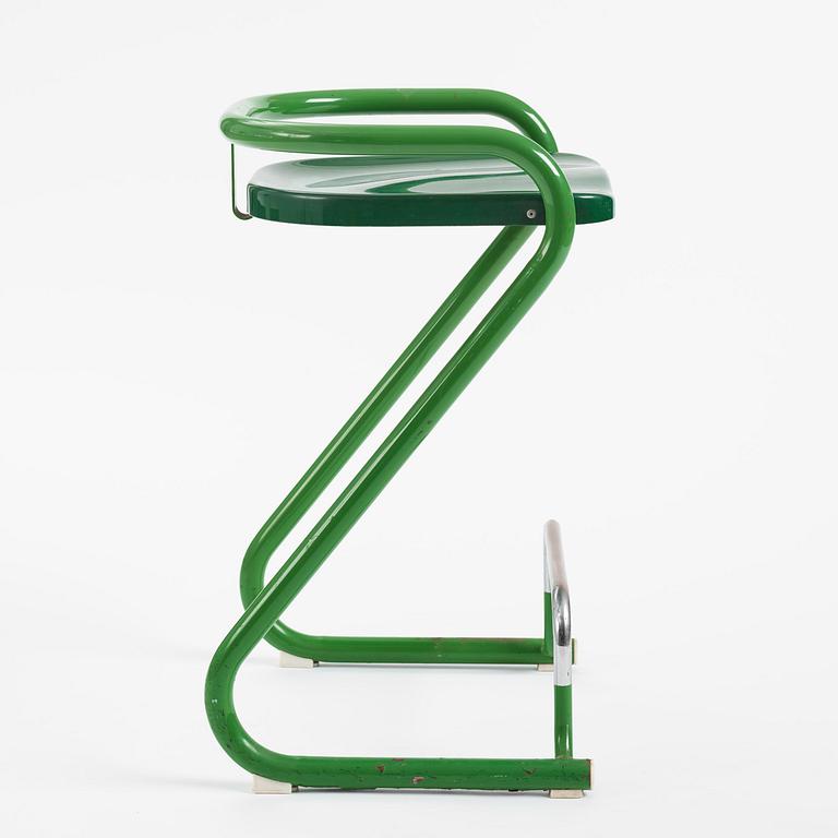 Börge Lindau & Bo Lindekrantz, a stool model "S70-3", Lammhults, post 1968, provenance Lasse Åberg.