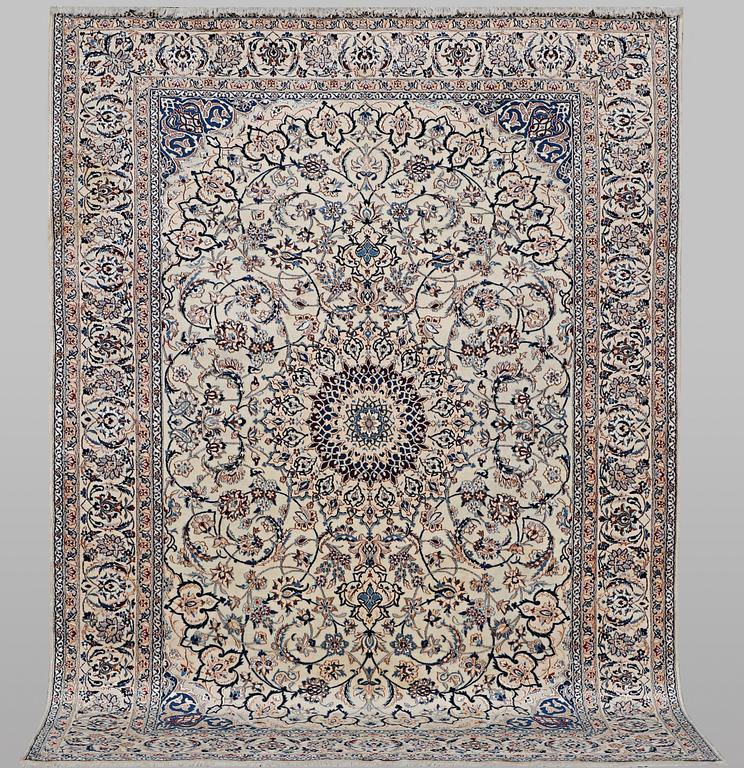 Matta, Nain, part silk, 6 Laa, ca 285 x 204 cm.