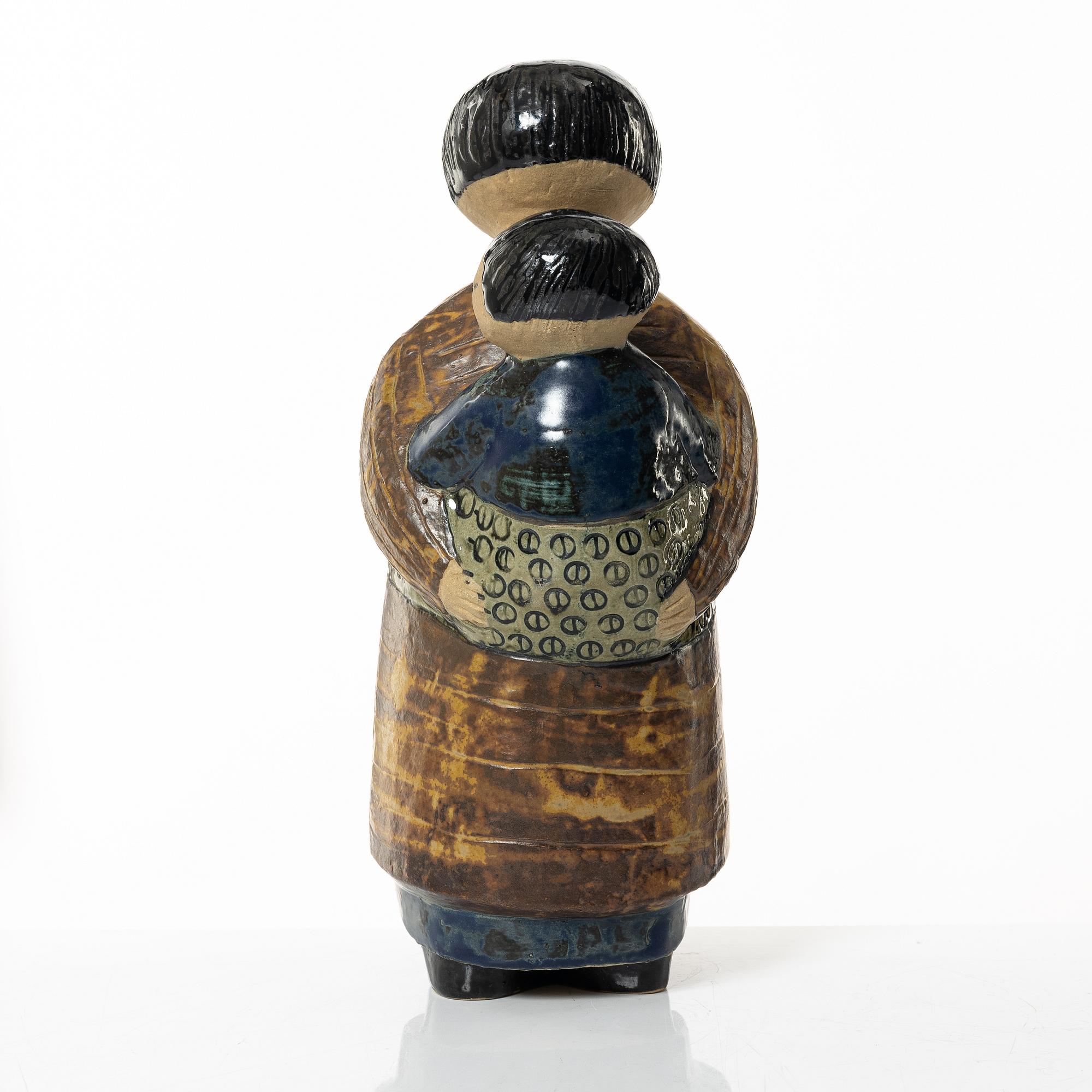 Lisa Larson, a 'Japanska' stoneware figurine, Gustavsberg.