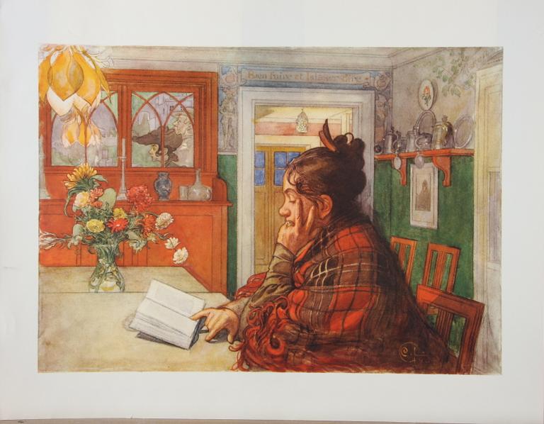 TRYCK, Carl Larsson och Nils Dardel, 3+6 st.