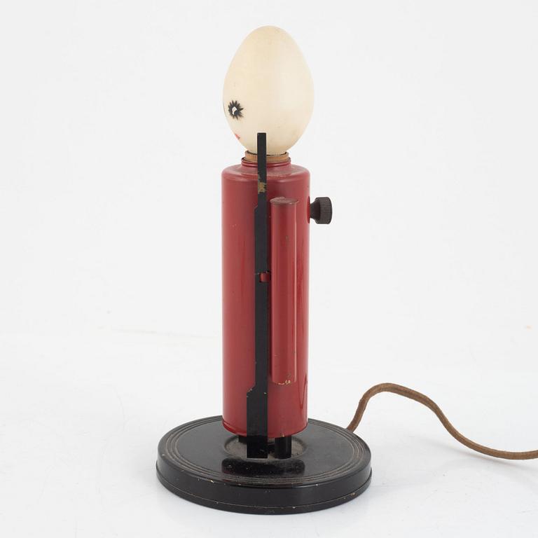 Lurelle Guild, a 'The Colonel' table lamp, Chase, USA, 1930's.