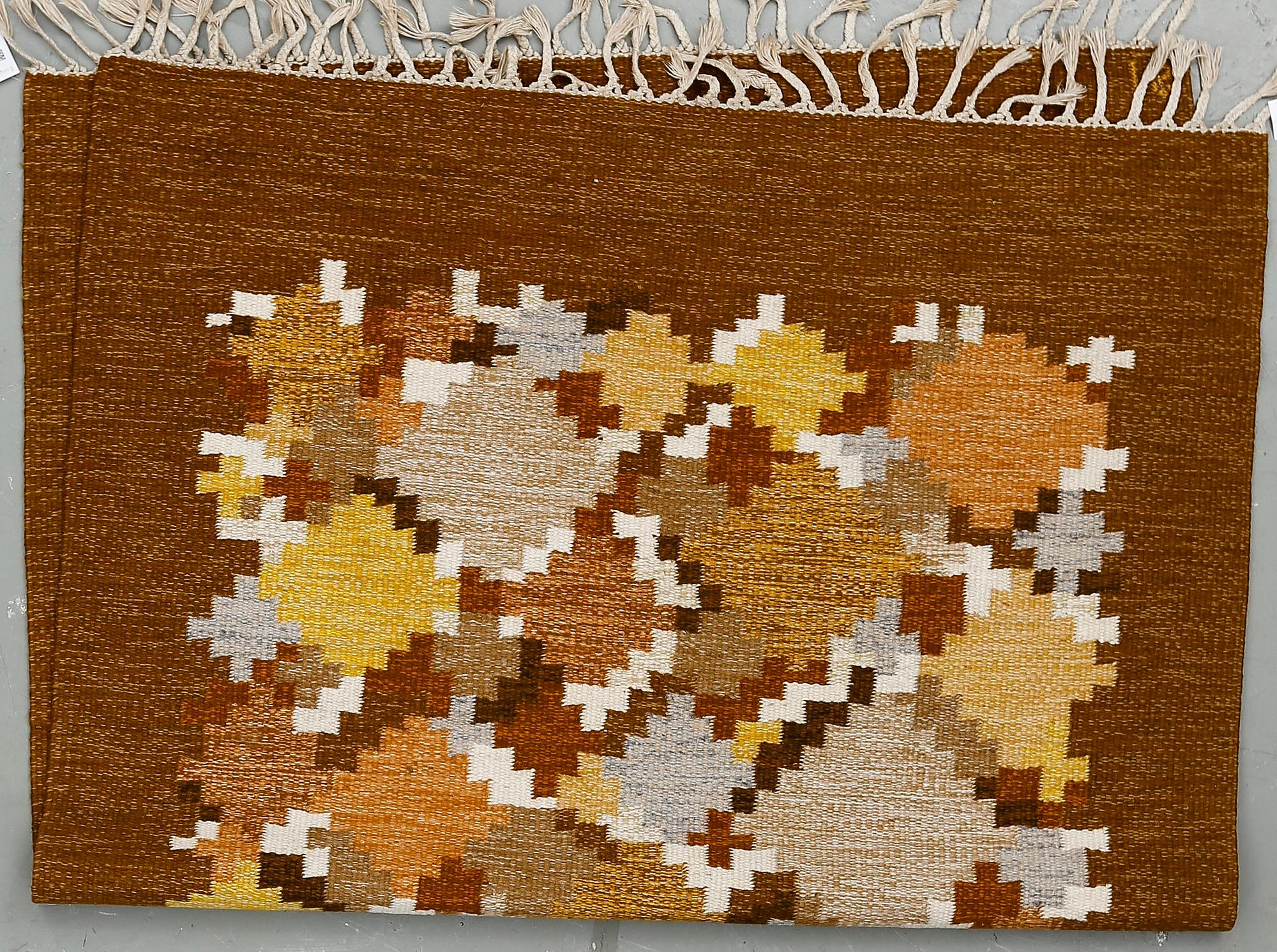 MATTA, rölakan, Ingegerd Silow, signerad IS. Ca 197x138 cm.
