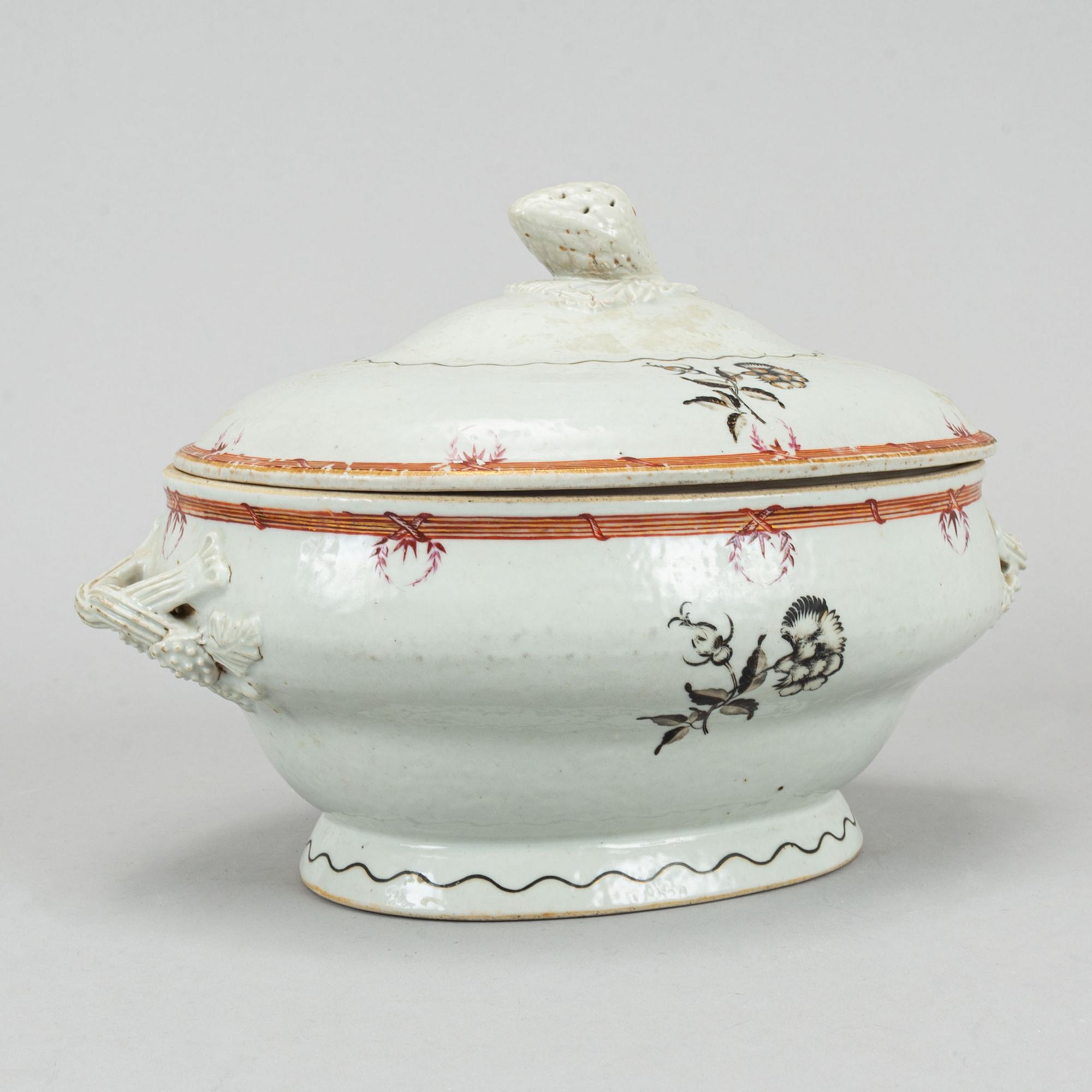 Servisdelar, 26 st, Qing dynastin, Jiaqing, ca (1796-1820).