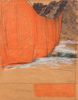 465. Christo & Jeanne-Claude, "Valley Curtain (Project for Colorado Grand Hogback)".